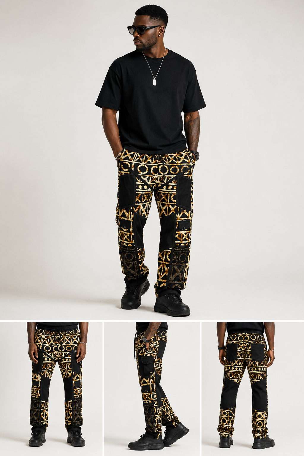 The Asiko geometry cargo pant